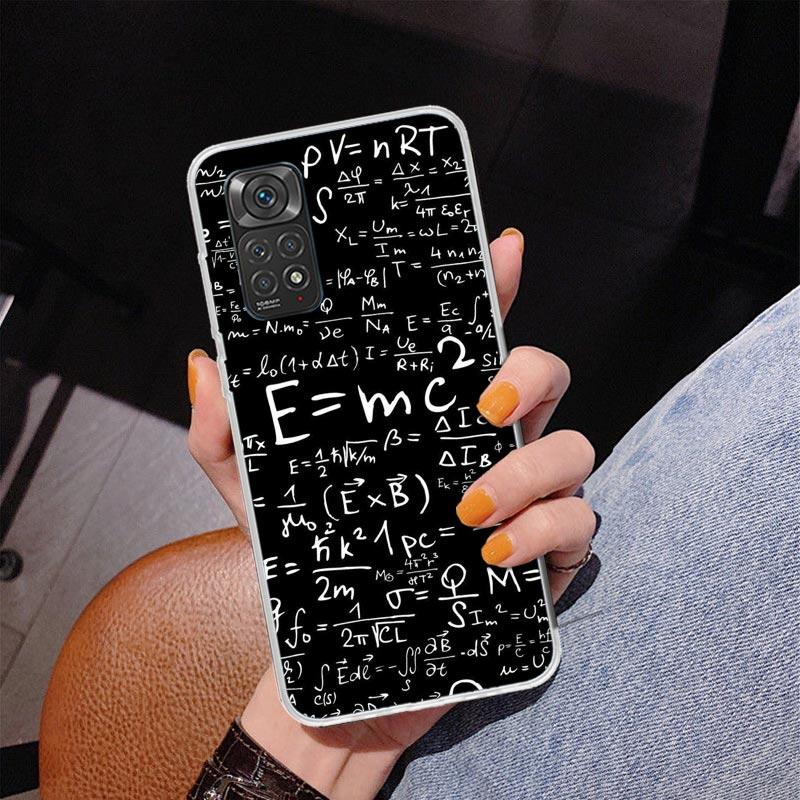 Physics Chemical Mathematics Phone Case For Xiaomi Redmi Note 15 14 13 12S 12 11 Pro Plus 14S 11S 11E 10 10S 11T 5G Personalized