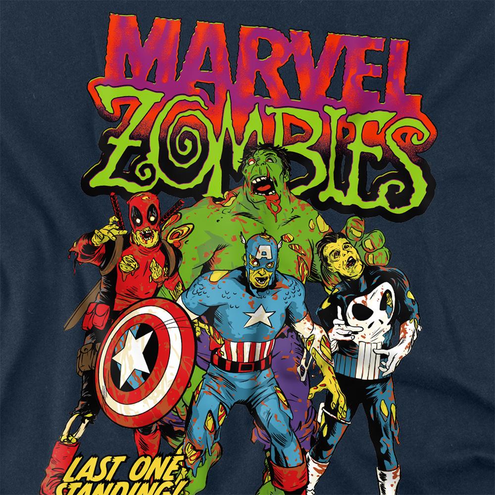 Marvel Zombies Unisex Adult Last One Standing Long-Sleeved T-Shirt