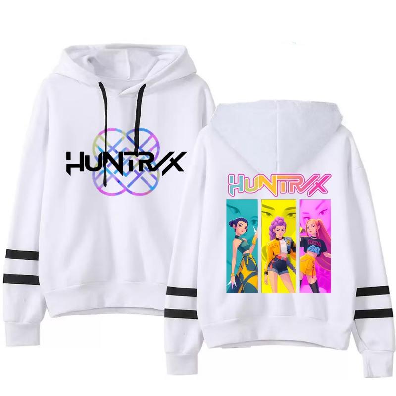 Autumn Fashion Women's Hoodies Anime Demon Hunter Pattern 3D Print Girl Casual Pullover Long Sleeve Sweatshirt Women's Oversized Top Clothing