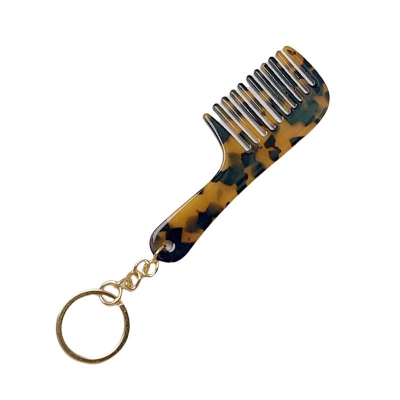 Hair Comb Keychain Bag Charms for Women Purse Handbag Backpack Bag Pendant Charms Car Keyring Aesthetic Keychain Charms