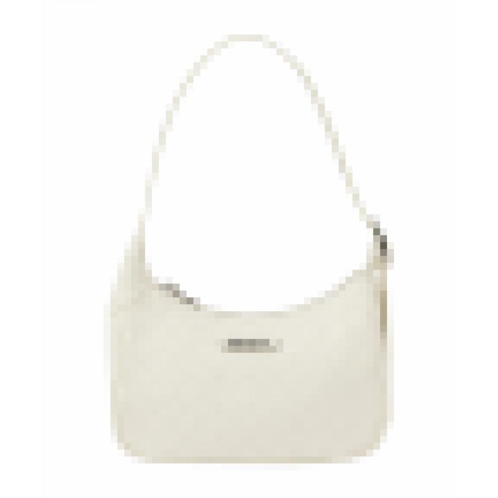 

Кремовая сумка-хобо NERDY с монограммой