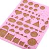 Paper Craft Template Board   Tweezer   Pins   Slotted Pen Quilling Tools Kit (Blue)