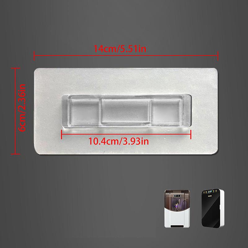 10Pcs No Punching Strong Adhesive Traceless Storage Rack Buckle Wall Mounted Tissue Box Storage Rack Non Marking Adhesive Patch