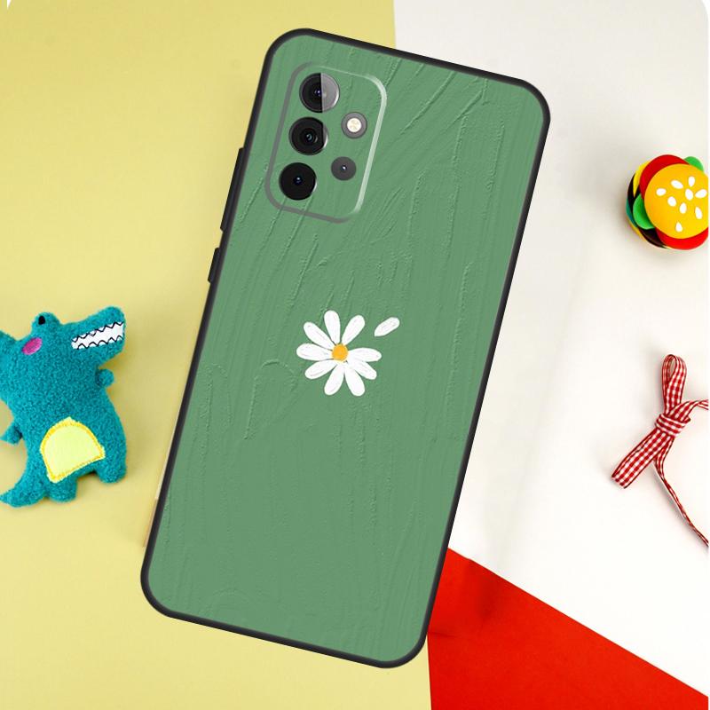 green aesthetic For Samsung Galaxy A54 A34 A14 A55 A35 A15 A53 A33 A13 A05 A06 A16 A22 A32 A52 Phone Case