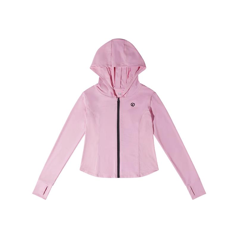 Girls' Breathable Ice Silk UPF50+ Sun Protection Hooded Jacket