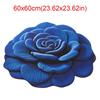 Soft Flower Carpet Non-slip Bathroom Floor Mat Peony Floor Mat  for Living Room Tea Table Bedside