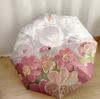 Hummingbirds And Flowers Compact Travel Automatic Umbrella Compact 8-Rib Lightweight Foldable Design for Women/Men Stylish Accessory