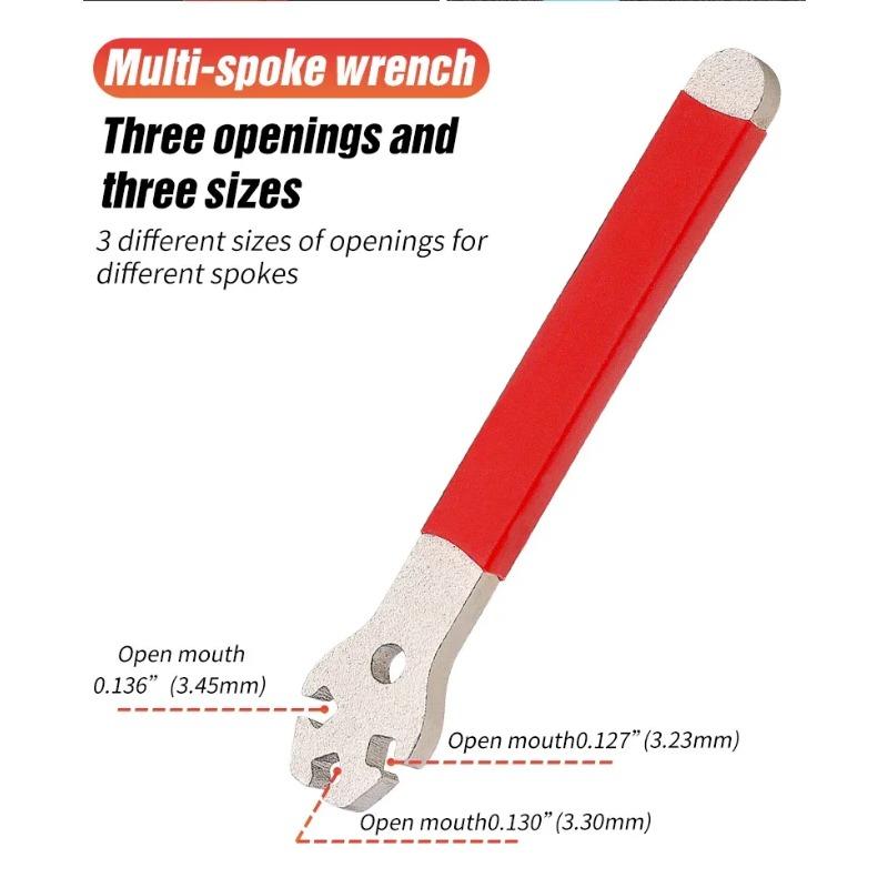 Bicycle Stainless Steel  Spoke Wrench Wheel S Tension Correction Repair Tools Mountain Bike Spoke Wrench