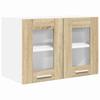 Hanging Cabinet 2 Pcs Sonoma Oak 60 X 31 X 40 Cm Engineered Wood