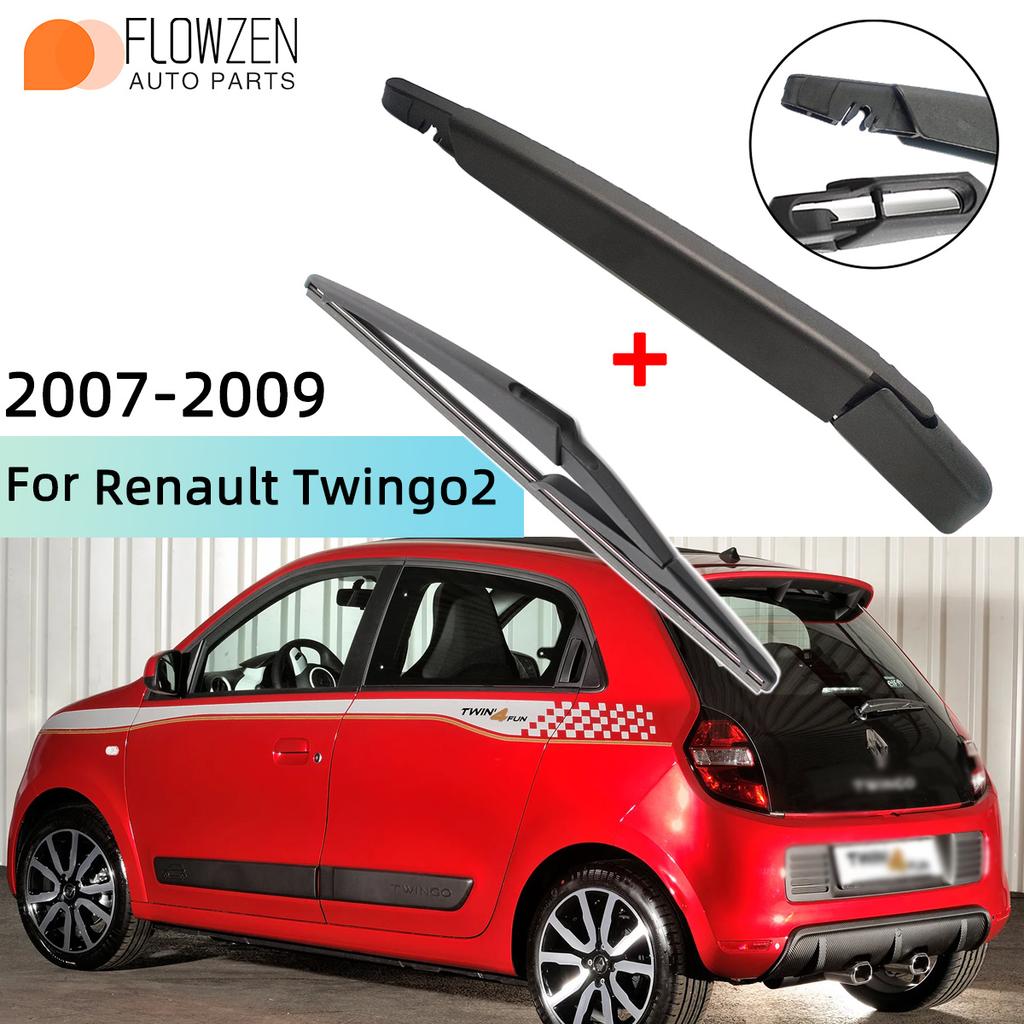 Fits For  Renault Twingo2 2007--2009 Rear Windscreen Wiper Blade Wiper Arm Windscreen Windshield Wipers Brushes Cleaning Accesso