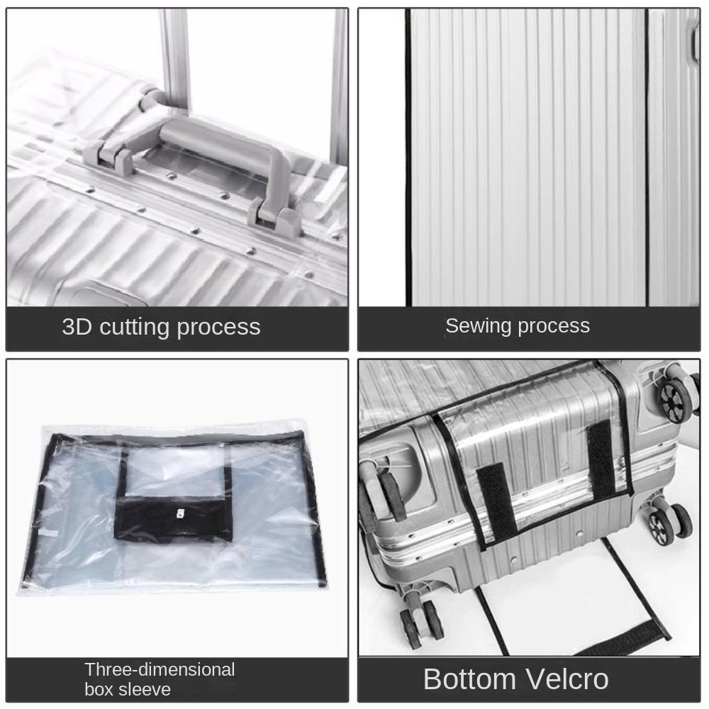 Waterproof Luggage Protector Cover Clear Dustproof Cover Durable Suitcase Cover  Trolley Case