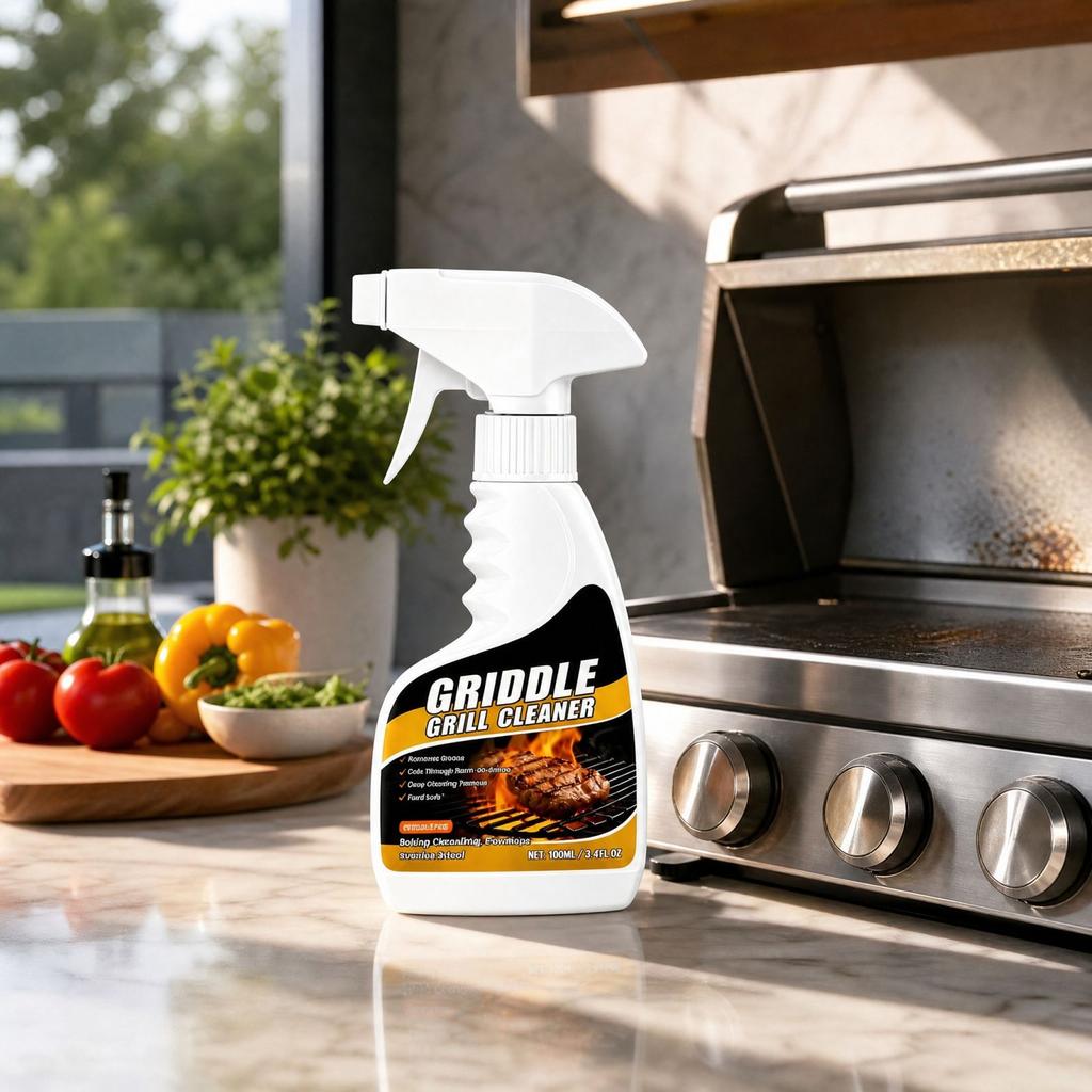 Grill Cleaner Spray, Degreaser for BBQ Grates and Grills and - Food, Surface