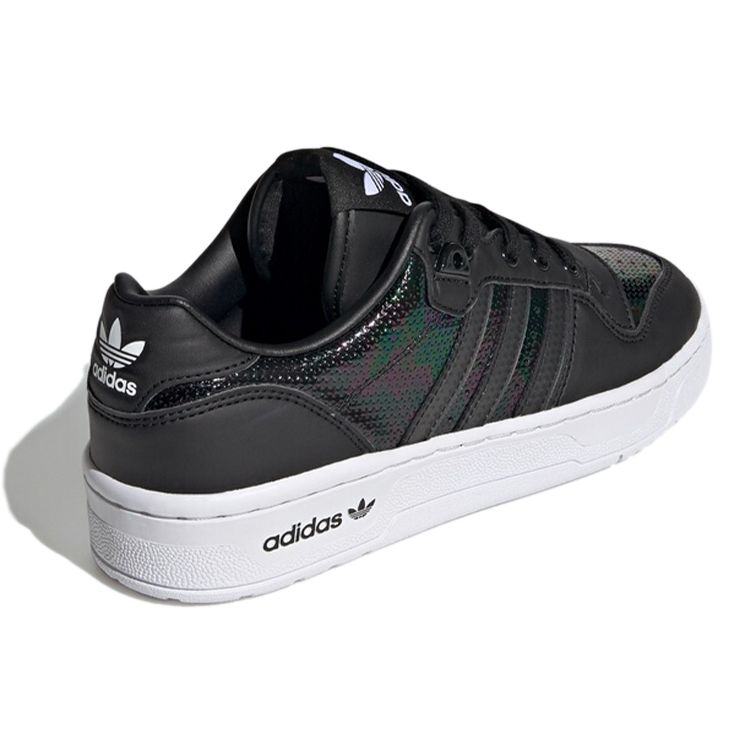 Adidas Originals Rivalry Low Retro Casual Low-Top Skate Schuhe Damen Sneaker Schwarz Weiß EF5542