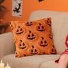 1PC Halloween Pillow Covers Decorative Pumpkin Pattern Pillowcase Soft Plush Faux Wool Cushions for Home Sofa Halloween Decor