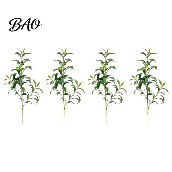 Artificial Olive Stems for Home Decor Faux Branches Vase, Tree Branches, DIY Fake Floral Arrangement Supplies Plants, Realistic Greenery Stems,