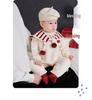 Full Moon Winter Infant Jumpsuit: Cozy 100-Day Outfit for 1-Year-Olds - New Year Visiting and Crawling Clothes for Babies