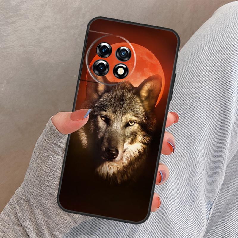 Angry Wolf Cover For OnePlus Nord 4 3 CE 2 Lite N20 N10 N30 OnePlus 8T 10T 13 13R 12 12R 11 10 Pro Case
