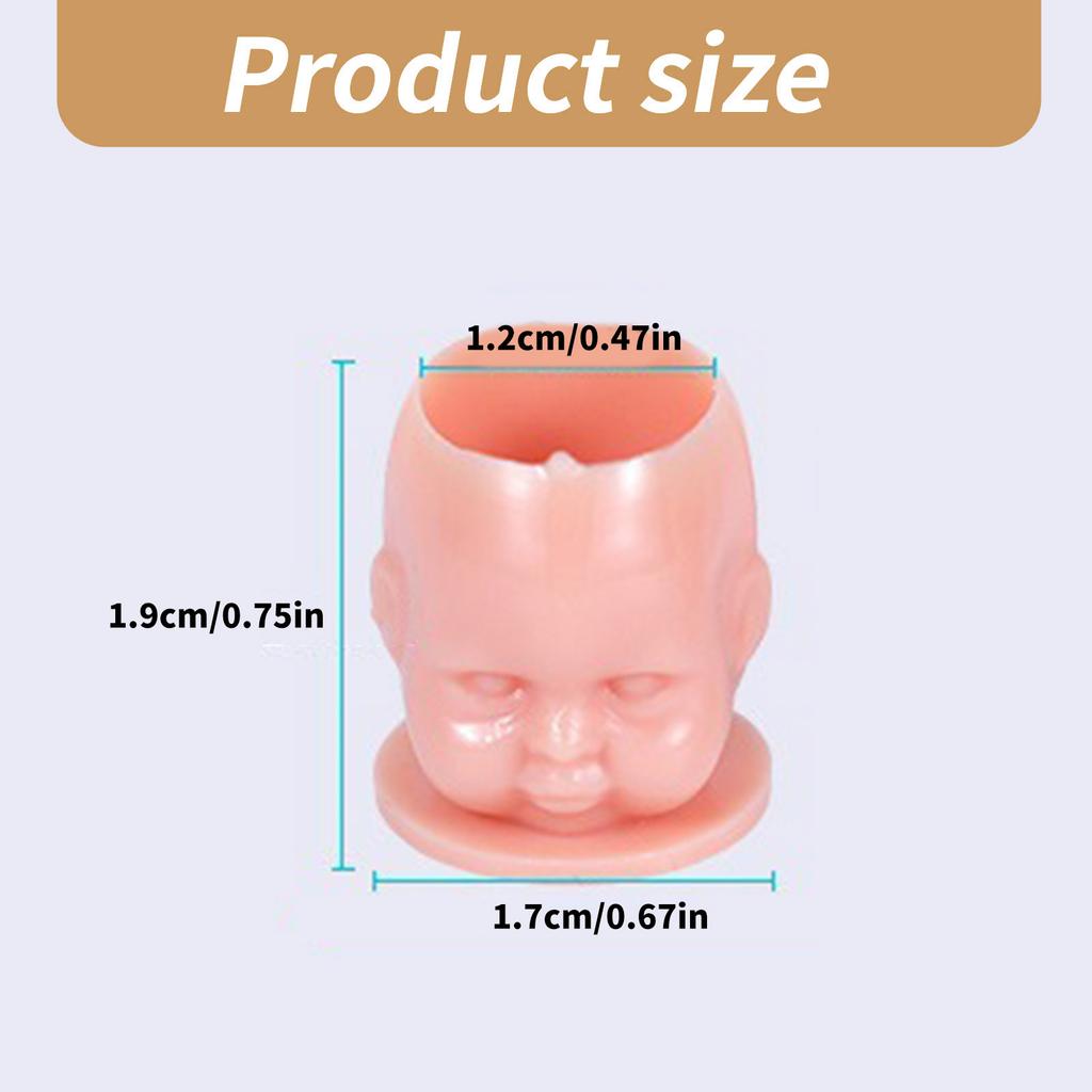 200 Pz/Set Tazze per Inchiostro per Tatuaggi a Forma di Bambola Cappucci Contenitori per Inchiostro Pigmento Microblading Tatuaggio