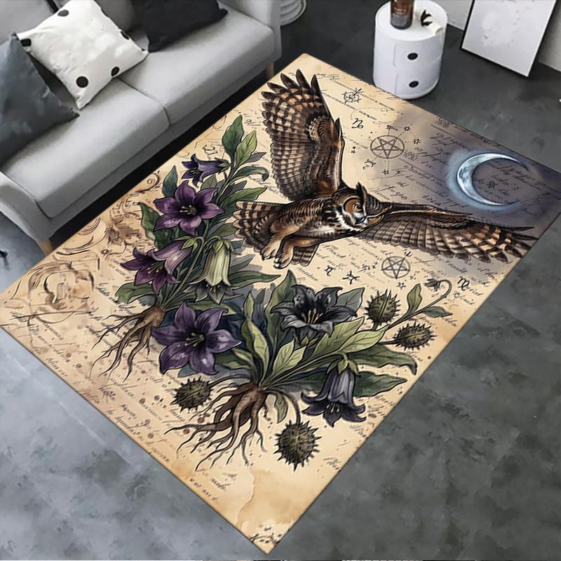 2025 New Retro Animals Carpet Rug for Living Room Bedroom Home Sofa Decoration,Kids play Non-slip Floor Mat