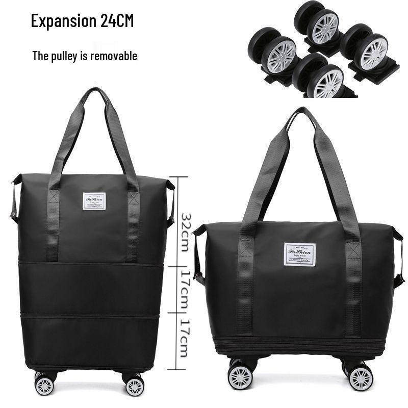 Dreilagige Duffle-Tasche für Wehen und Geburt mit Rädern - Handliche Reisetasche mit großem Fassungsvermögen für Frauen