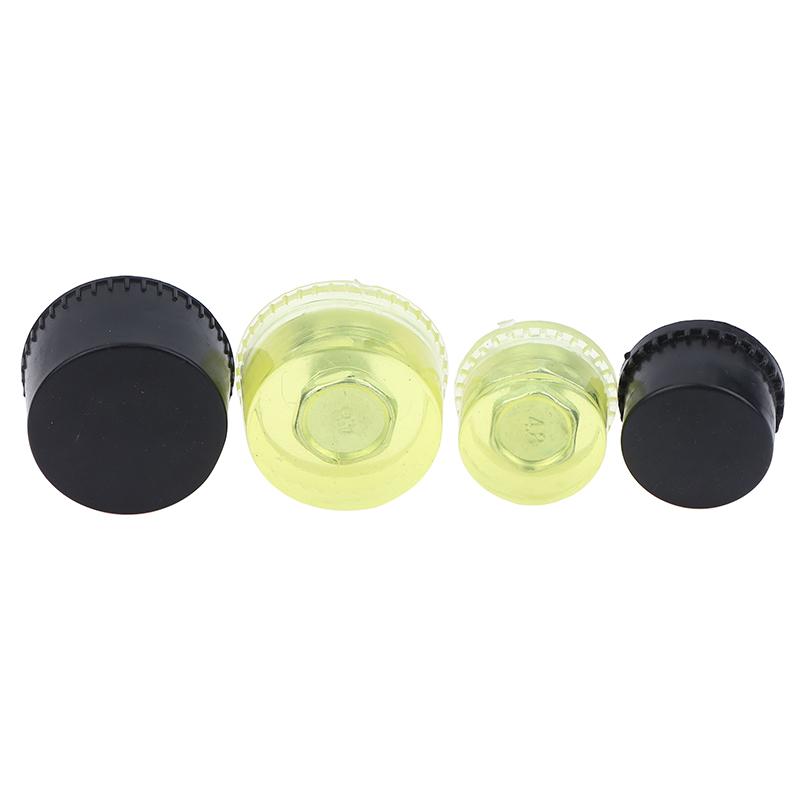 1 Pair Of Double Face Tap Rubber Hammer Head 25Mm 30Mm 35Mm 40Mm 45Mm Yellow Black Hammer Replacement Striking Head