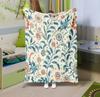 1PC Throw Fantasy Mushroom Flannel Blanket Forest Mushroom arts Bohemia style Soft thin Blankets for Home Car Camping Nap Picnic