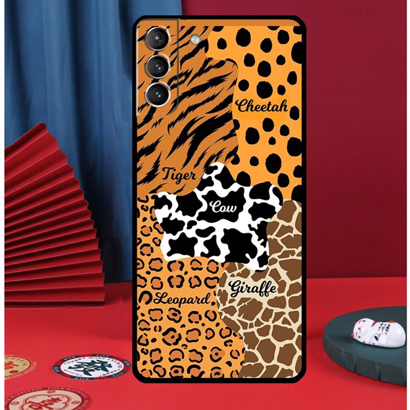 

Tiger leopard print panther Phone Case For Samsung Galaxy S25 Ultra S9 S10 S20 S21 S22 Plus S23 FE S24 Ultra Back Cover Galaxy S20 FE