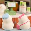 Mini Goose Figurine Tiny Miniature White Goose Small Cute Resin Animal Statue for DIY Crafts Lawn Yard Decor Dollhouse