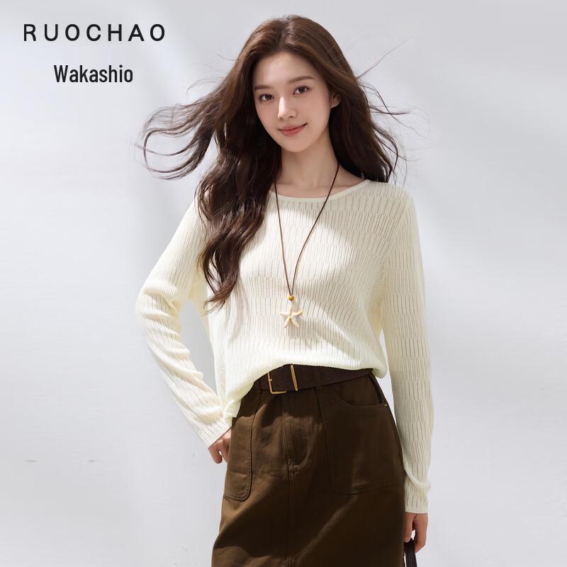 Women's Plus Size Lyocell Linen Knit Sweater