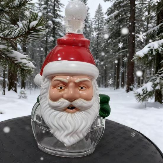 Santa Whiskey Decanter Funny Christmas Wine Decanter Holiday Gifts for Father Husband Boyfriend Brother
