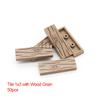 50pcs Moc Tile 1x4 1x3 Tablet with Wood Grain Danger Stripes Pattern DIY Building Blocks Bricks Compatible with 2431 63864