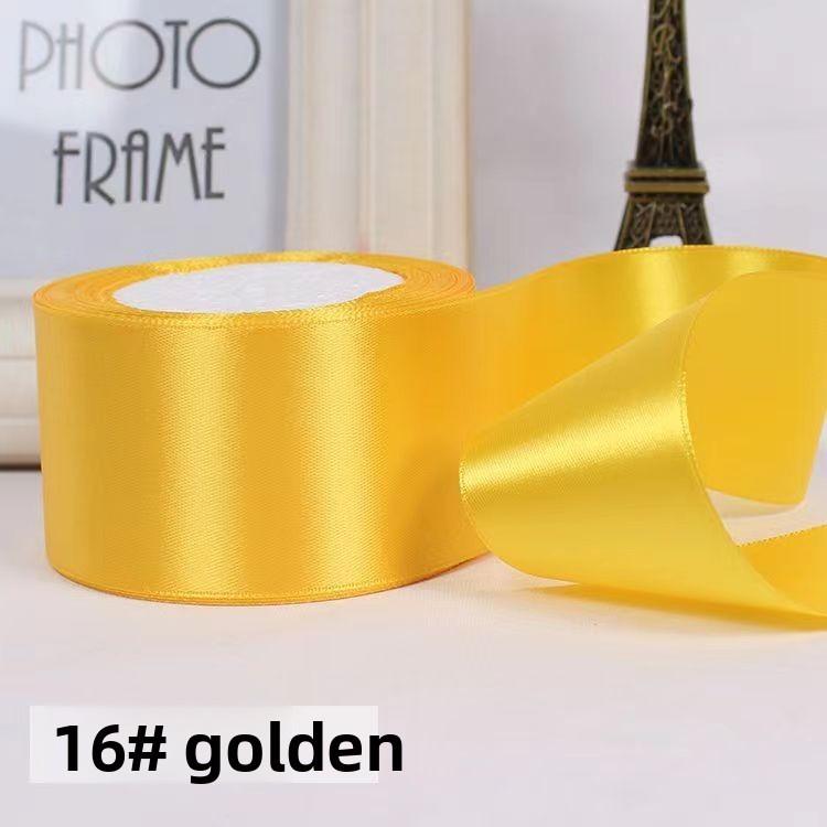 Satin Ribbon For Gift Wrapping And Floral Decoration 5cm Wide Silk Tape For Crafts And Events