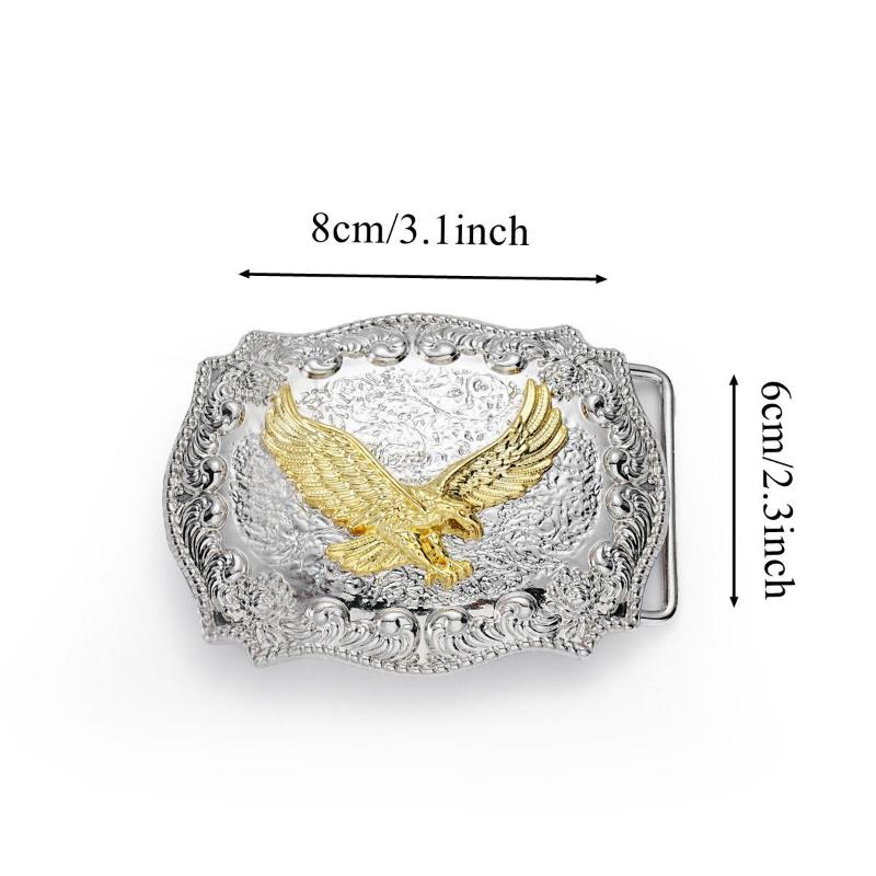 Western Belt Buckle Initial Vintage-Cowboy Rodeo Silver Large Belt Buckle For Men Women