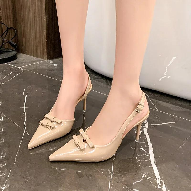 Women's High Heels Casual Slingback Pointed Sandals  Sexy 2025 Designer High Heels Summer Party Luxury