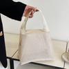 Casual and Simple handbag Mesh Travel Toiletry Bag Portable Beach Bag With Zipper Outdoor Wash Bag Makeup Shower Tools Organizer