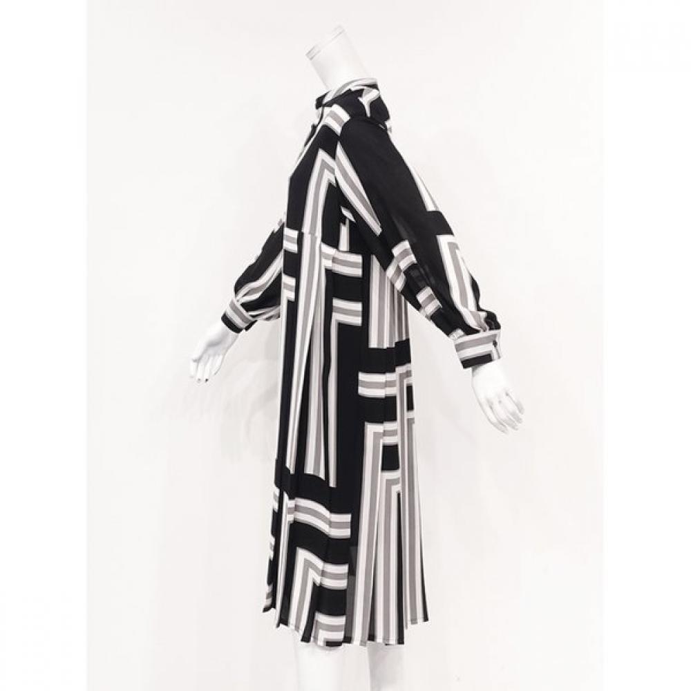 Specchio China Collar Dress 452 580