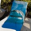 Sea Shark Pattern Towel Quick Drying Beach Towels Are Suitable For Swimming Pools Camping Yoga And The Gym