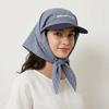 Fashion Korean Style Headscarf Baseball Hat Plaid Y2k Strappy Scarf Hat Spicy Girls Retro Scarf Baseball Cap Street