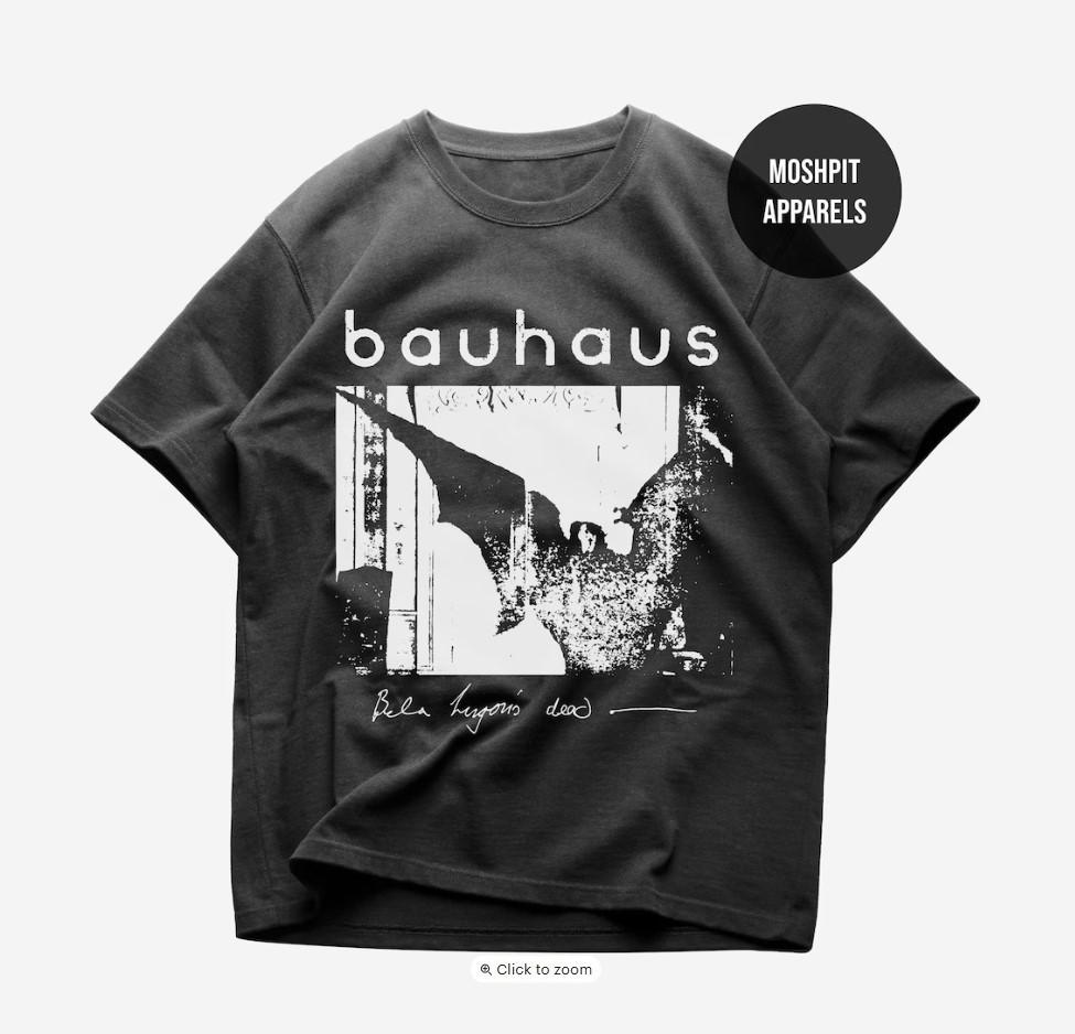Bauhaus T-Shirt Rock Music Shirt The Bela Session Shirt Bela Lugosi s Dead XL