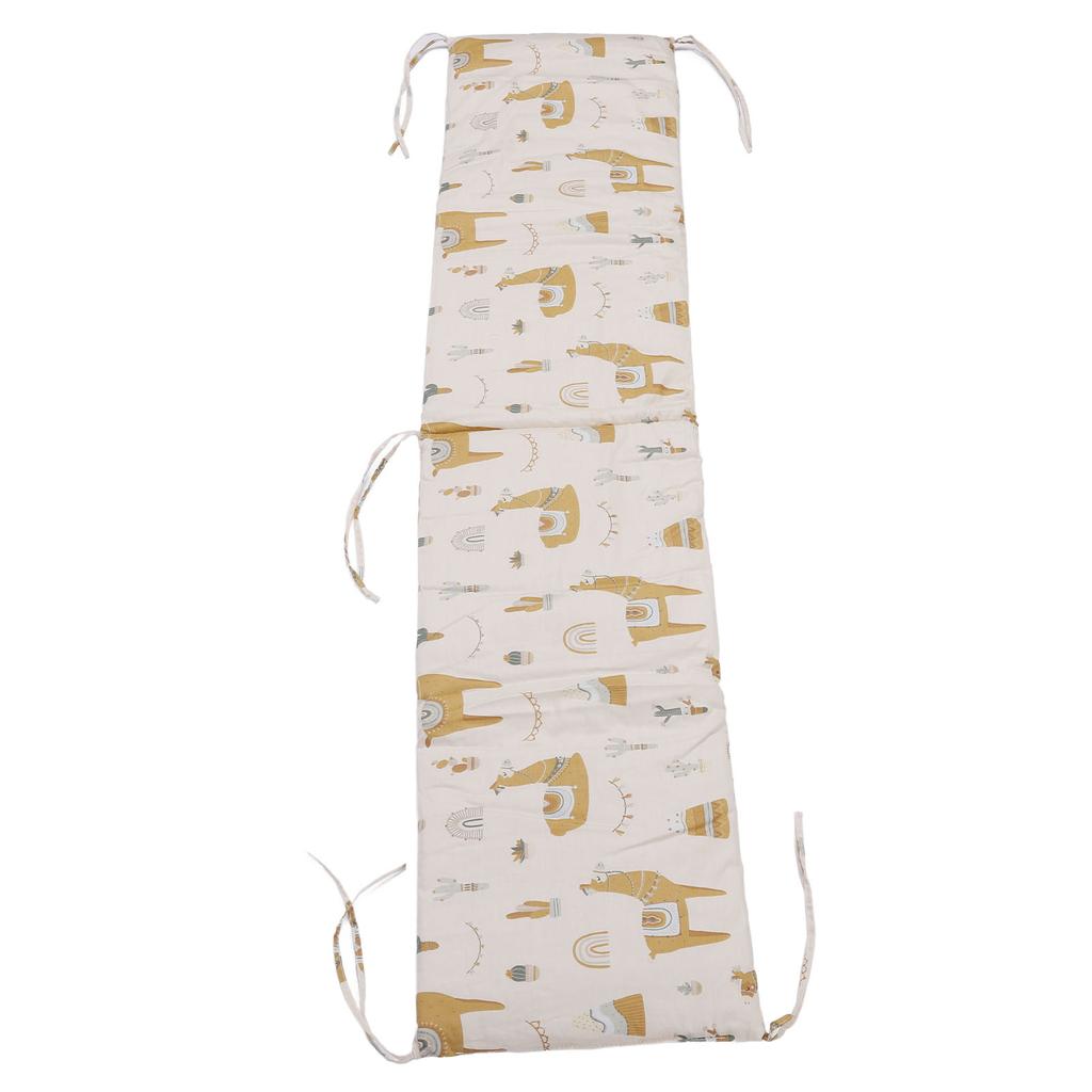 Baby Cot Bumper Safety Protector Removable Bed Borders Collision Resistant Cushion for All Seasons