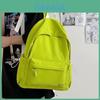 Simple Candy Colored Student Lightweight Backpack For Daily Use