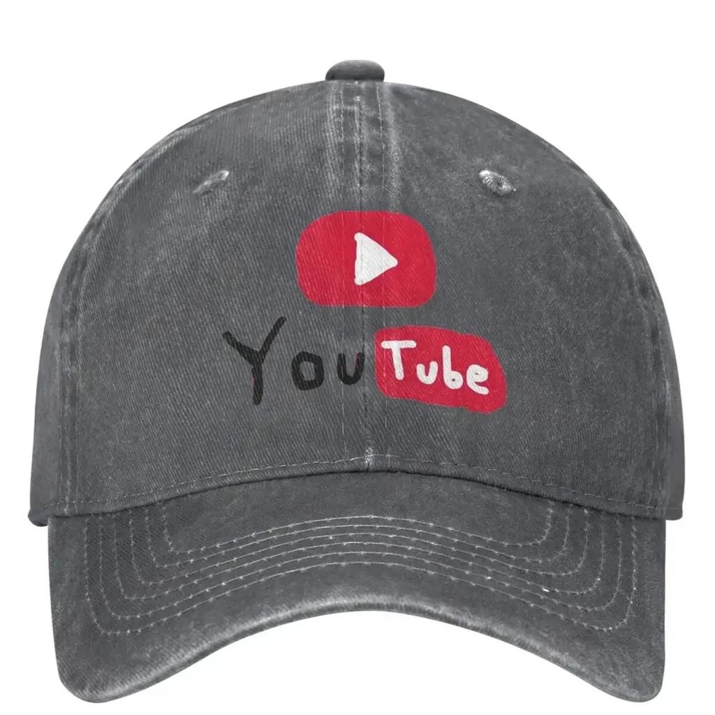 Graffiti YouTubed Casual Baseball Cap Summer American Video Trucker Hat High Quality Gym Hip Hop Hats Unisex Unisex Baseball Caps