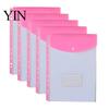 Card Organizer Pouch 11 Hole Expanding File Pockets, Reusable PP Document Sleeves, Transparent Student Project Waterproof Bag for Home Office