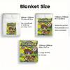 Digimon 2D Flat Pattern Flannel Blanket High quality All Seasons Warmth and Comfort Perfect for Christmas Gifts.NMT0928543