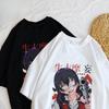 European and American Y2K Retro Street Fashion Anime Printed T-shirt for Summer