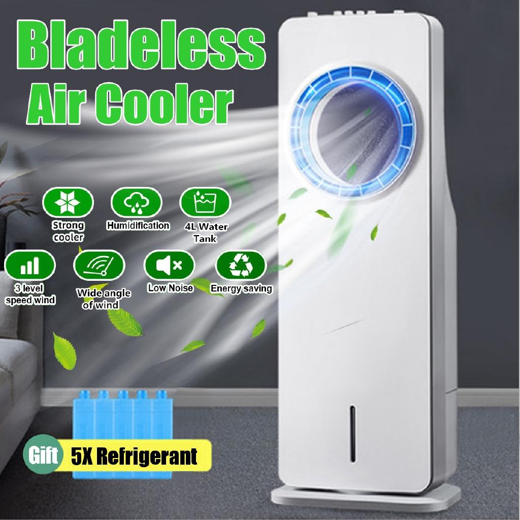 88cm Dual Water Tank Portable Bladeless Air Cooler Air Conditioning Cooler Humidized Fan Humidifiers Air conditioner Exhaust Fan