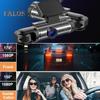 1080P Dash Cam Driving Recorder with Night Vision Loop Recording Wide-Angle Universal Easy to Install Dual Camera Dash Cam