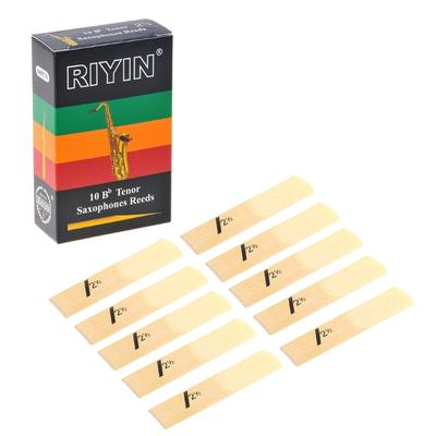 10pcs Tenor Sax Saxophone Reeds Strength 1.5 2.0 2.5 3.0 3.5 4.0 Saxophone Reed Woodwind Instrument Parts Accessories