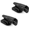 8sanlione 2 Pack Ultrasonic Deer Warning Whistles for Vehicles, Black | Wind-powered Operation, Intended To Alert Deer Near Roadways, Fits Vehicles