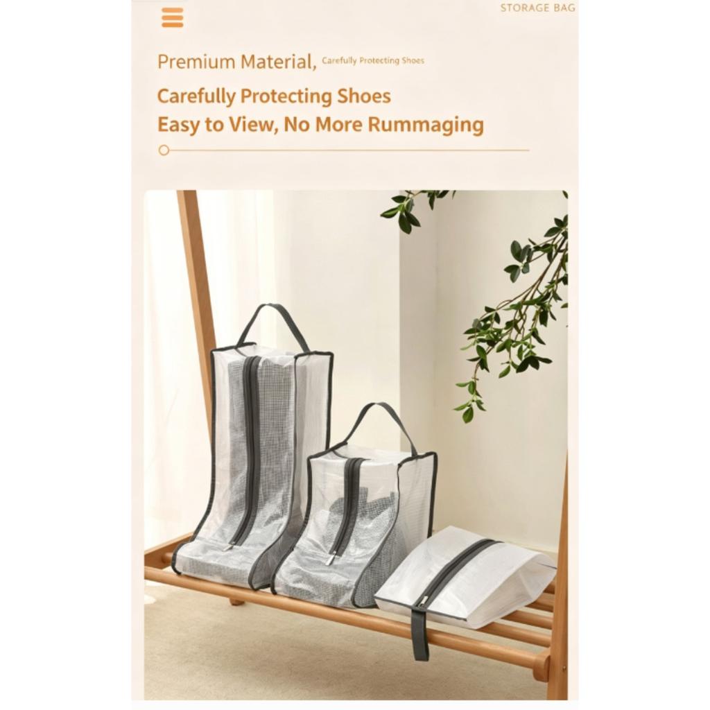 Shoe Storage Bag, Seasonal Long Boots, Dust Bag, Waterproof and Moisture-proof Clip Net Protection Set, Shoe Bag